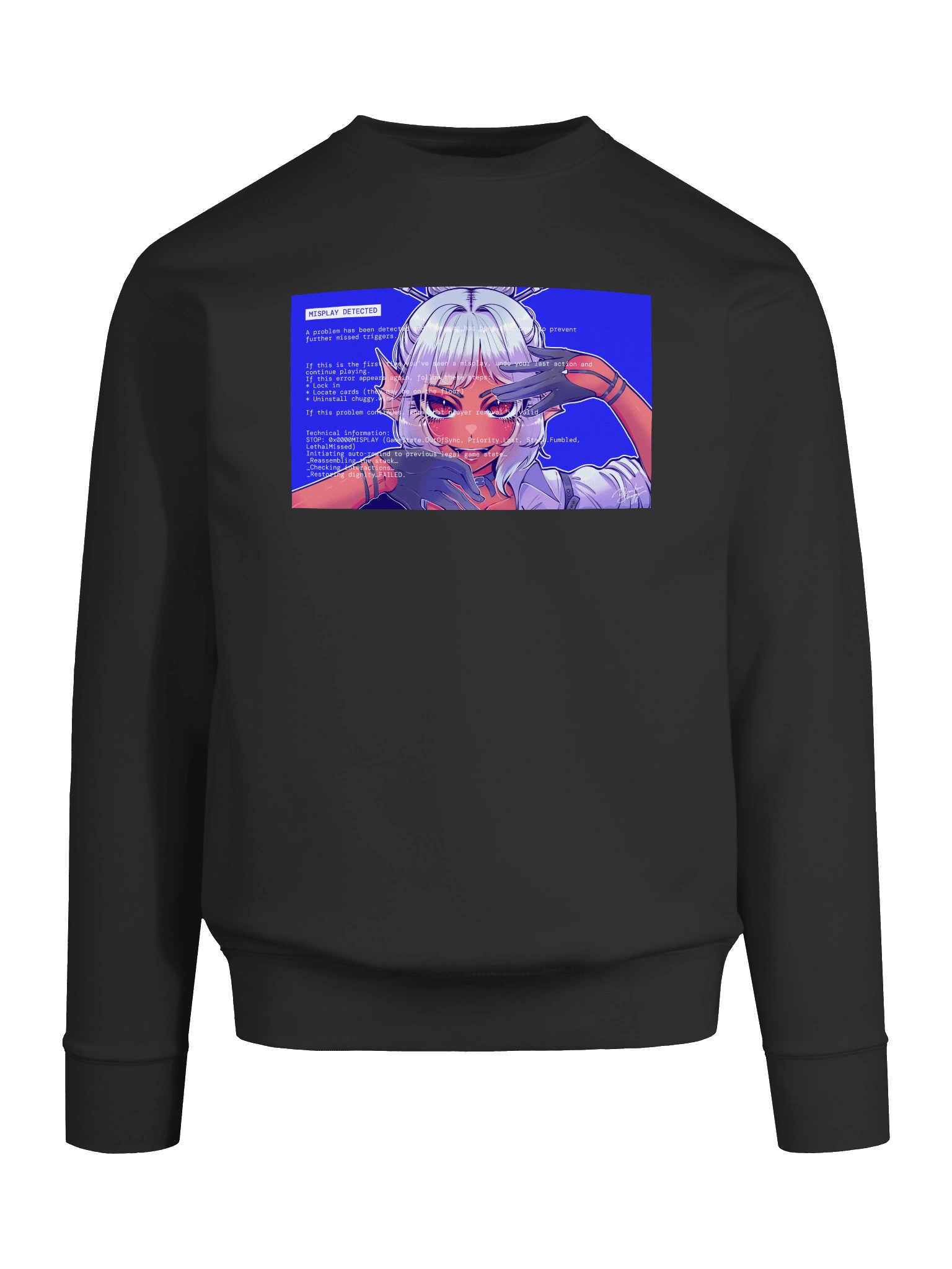 Misplay Detected Crew Neck Sweatshirt product image (18)