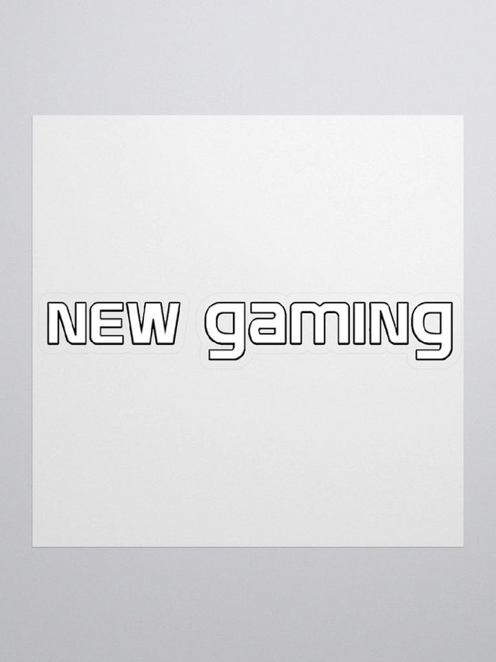 N.E.W. Gaming - Text Logo Sticker product image (2)