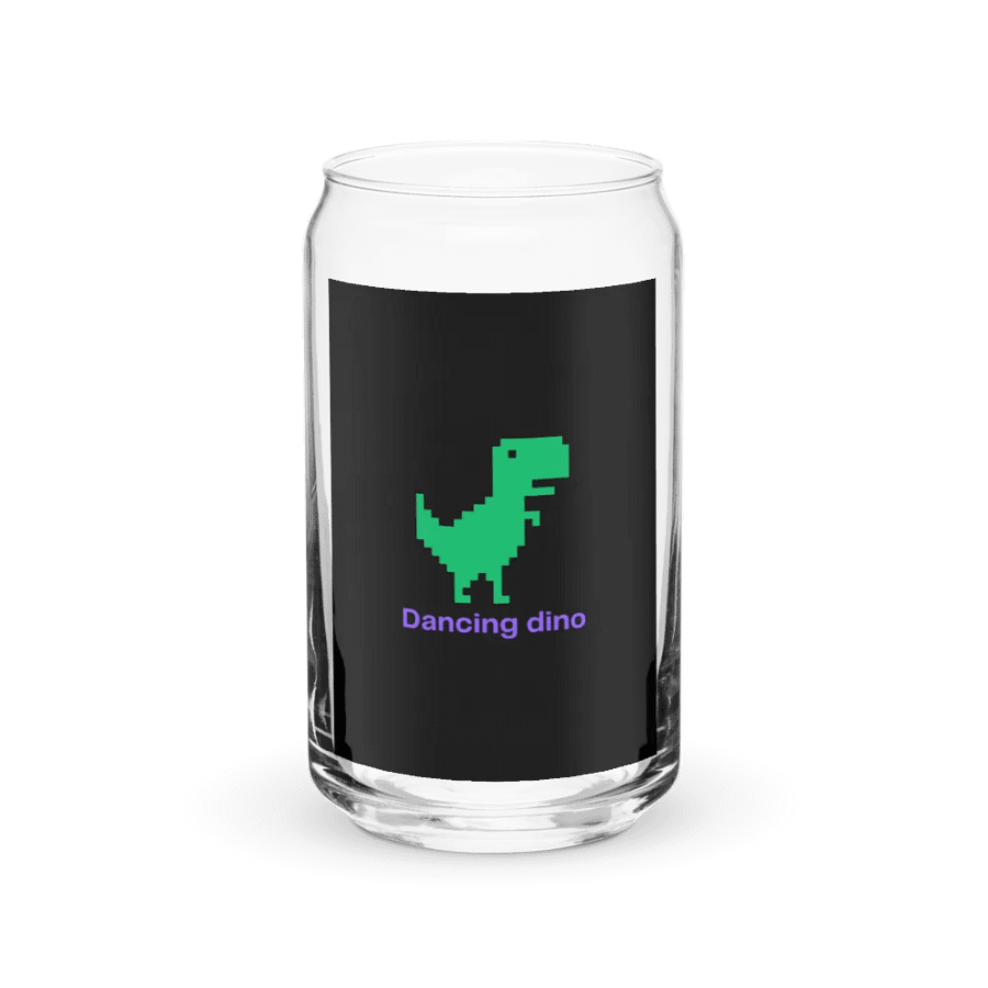 dancing dino glass product image (2)