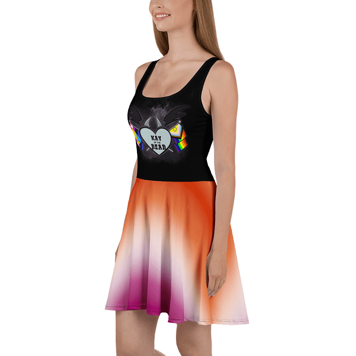 Kay_of_the_Dead Pride Logo Dress With Lesbian Pride Skirt product image (1)