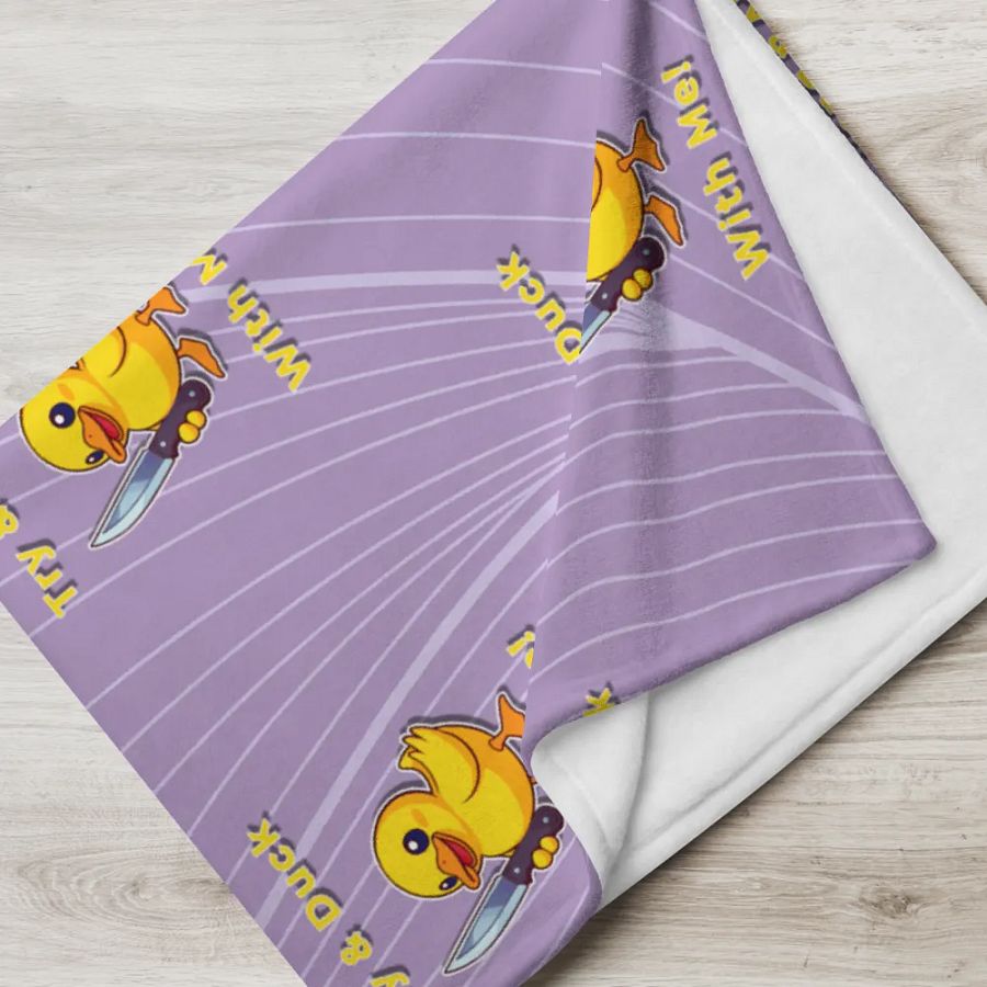 Quack & Slash Throw Blanket product image (5)