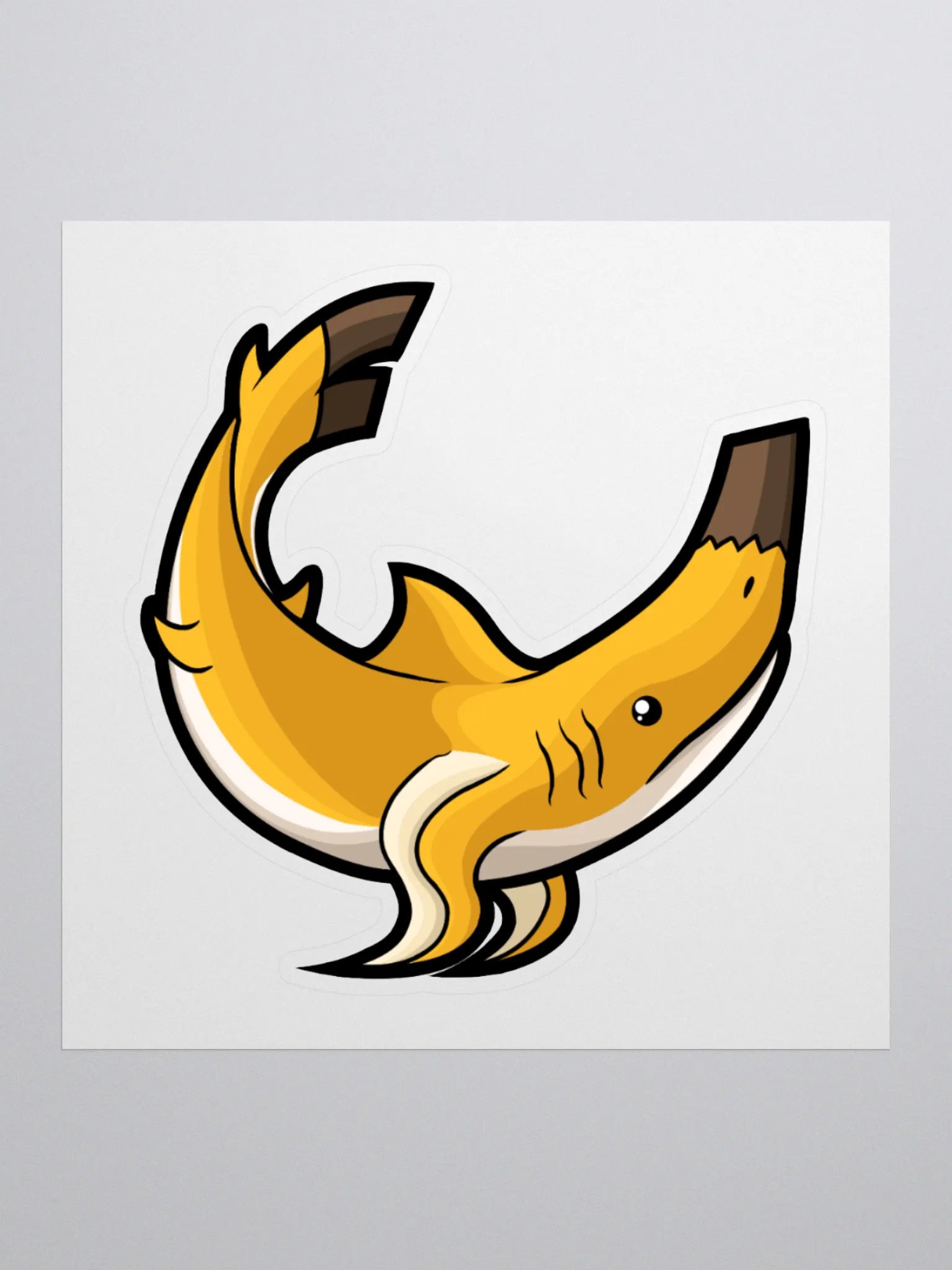 Banana Shark Sticker product image (1)