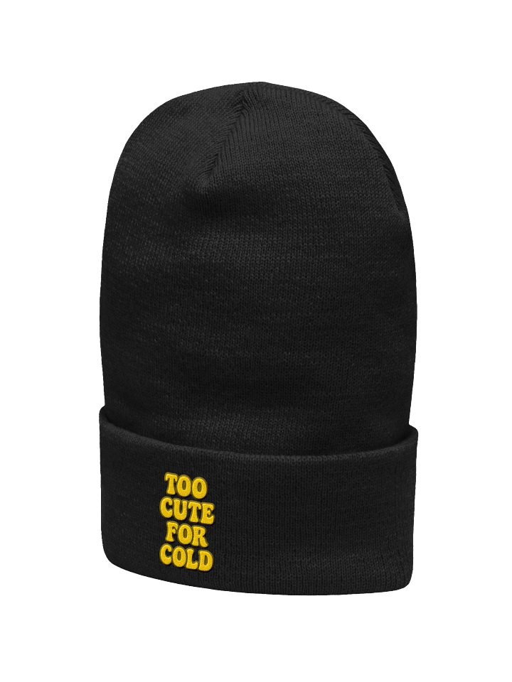 💖 “Too Cute for Cold” Cozy Beanie product image (2)