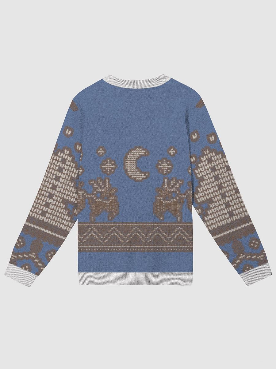 Celestial Blue Reindeer Knit Sweater product image (2)