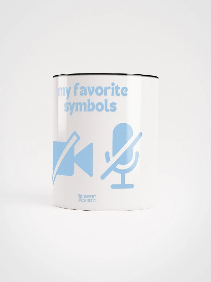 Silent Symbols Ceramic Mug product image (1)