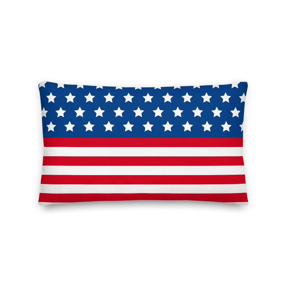 American Flag All-Over Print Premium Pillow - Patriotic Decor for Home product image (2)