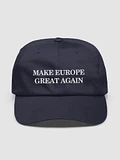 make europe great again (mega) hat blue - 100% cotton product image (1)