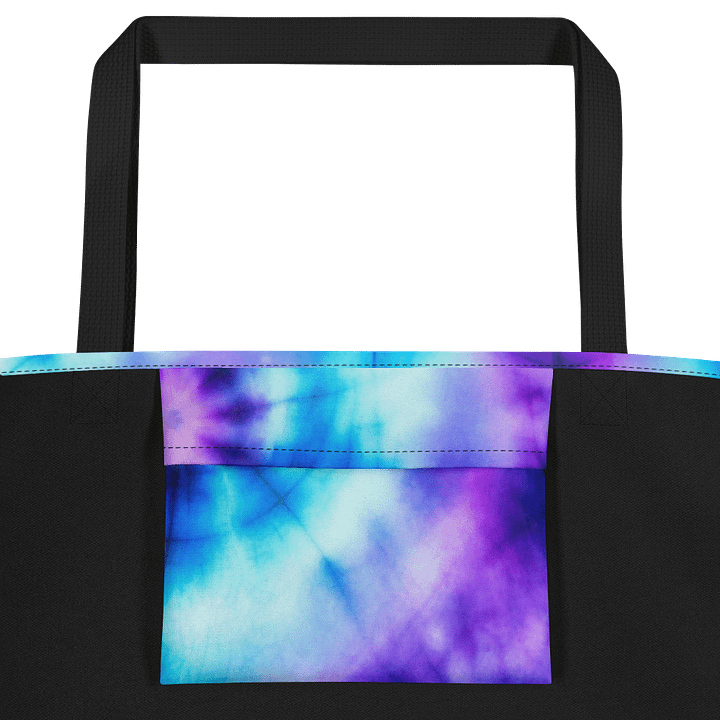 Radiant Cosmos Tie Dye All-Over Tote Bag with Pocket product image (2)