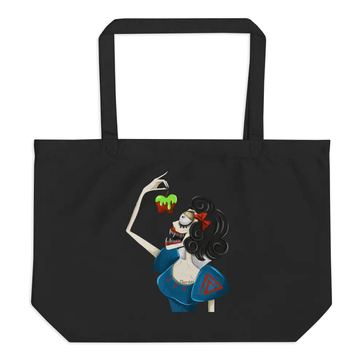Evil White Graphic Printed Tote Bag product image (1)
