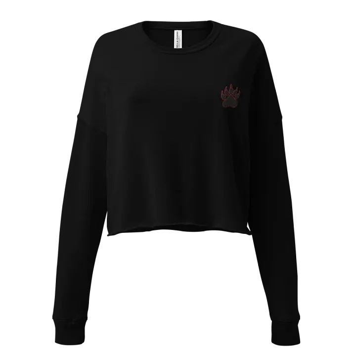 Chicago Bears | Slash Logo Fleece Crop Sweatshirt | NFL Home Locker product image (1)