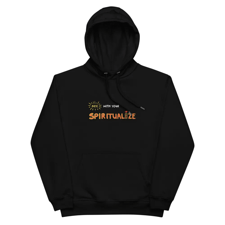 'Spiritualize' Premium Organic Cotton Eco Hoodie product image (2)