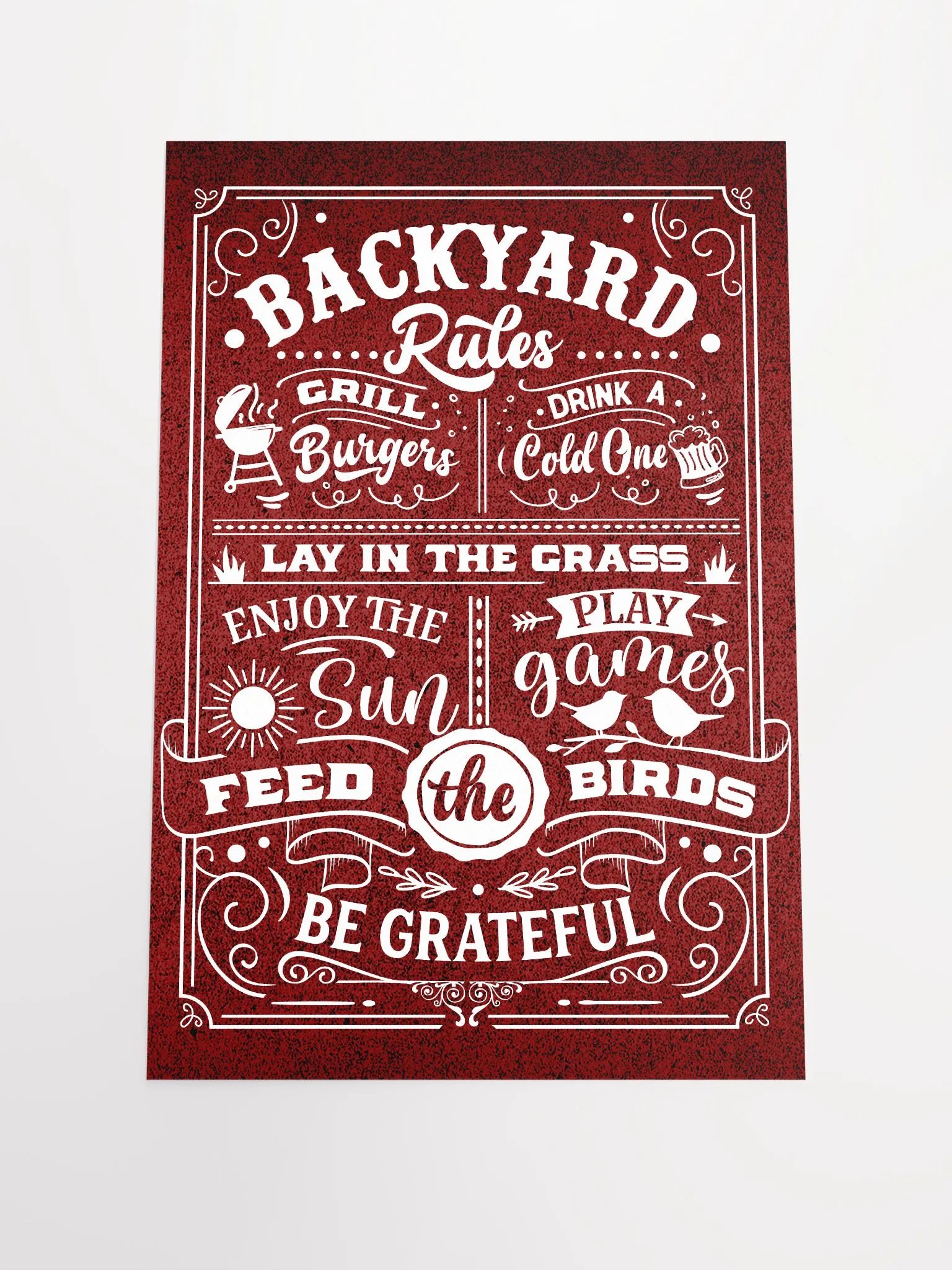 Backyard Bliss: Premium Poster product image (2)