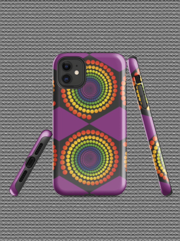 Vivid Spirals IPhone Case product image (47)