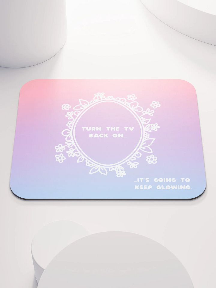 Turn On The TV Mousepad product image (1)