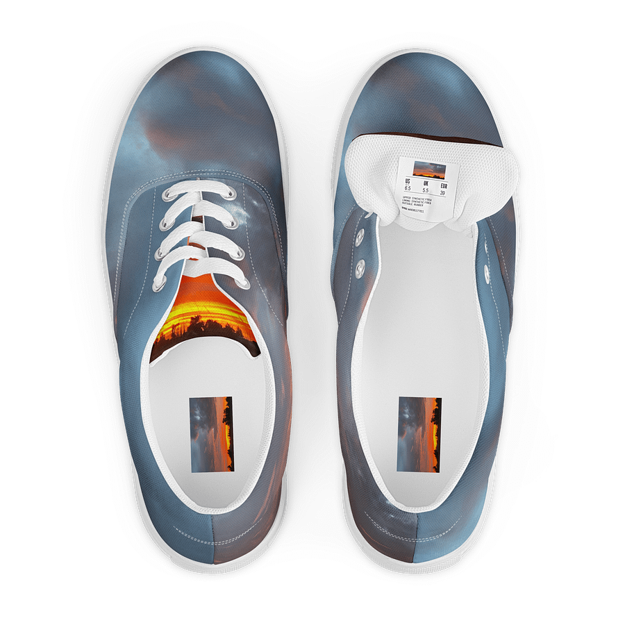 Sunset Sky Lace-Up Canvas Shoes product image (6)