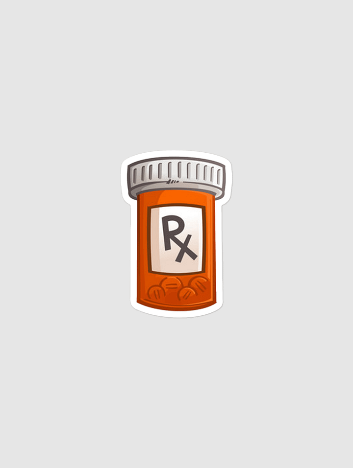 Pill Bottle - Bubble-free sticker product image (1)