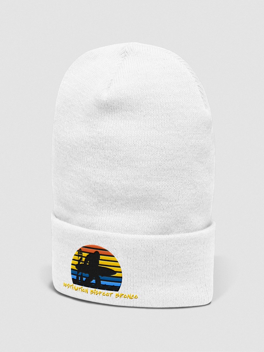 Classic Logo White Cuffed Beanie product image (2)