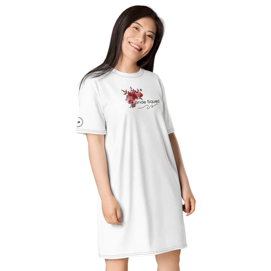 Bridal Squad T-Shirt 008 Rose Logo Dress product image (5)