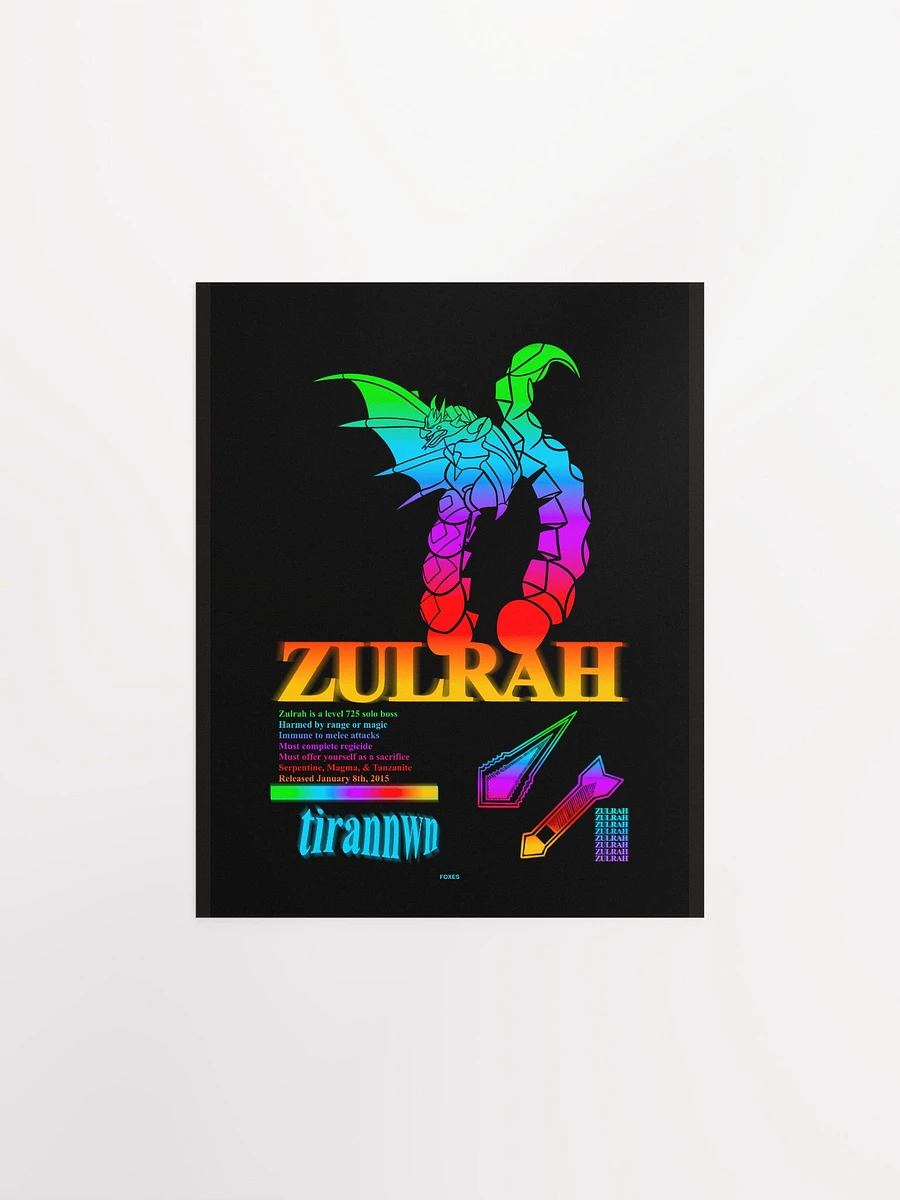Neon Zulrah Poster product image (1)