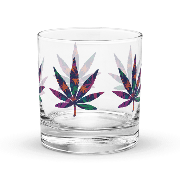 Leafy Leaf Rocks Glass product image (2)