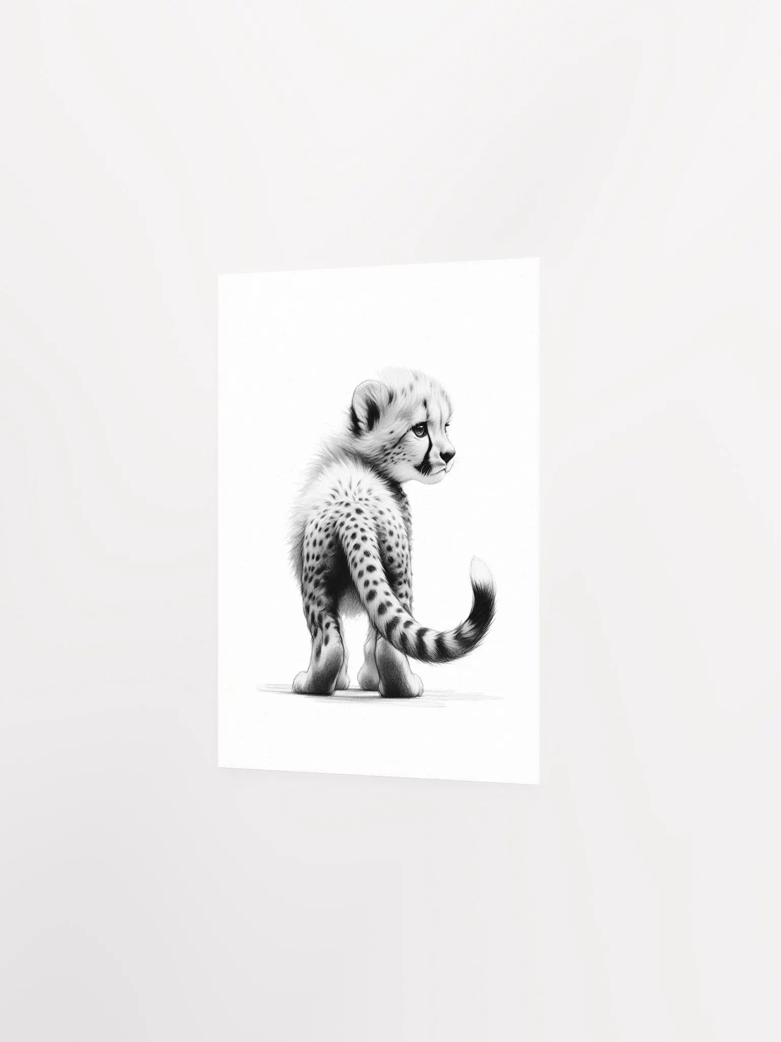 Cheetah Safari Nursery Print product image (3)
