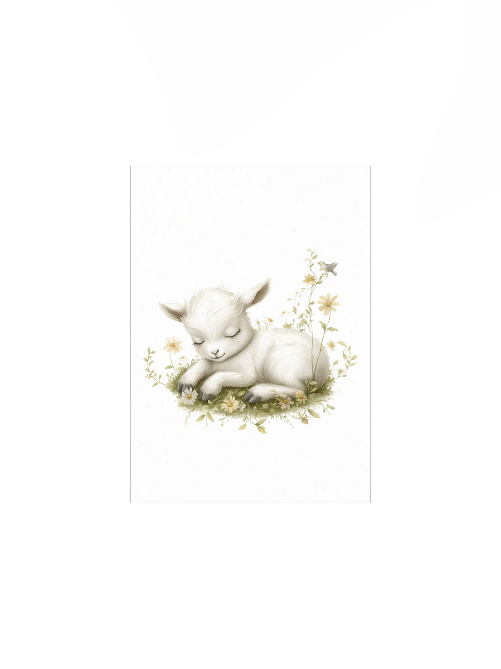 Cute Baby Goat Farm Animal Nursery Prints product image (2)