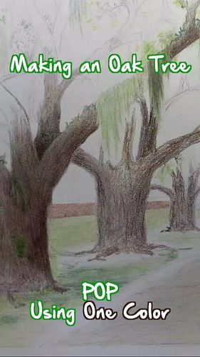 Join me as I add a base of dark brown to one of my oak trees in a new colored pencil piece I’ve been working on! This short w...