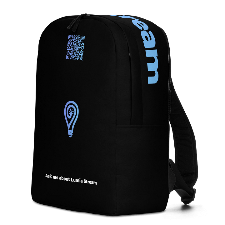 Ask me about Lumia Stream colored blue QR code Backpack product image (2)
