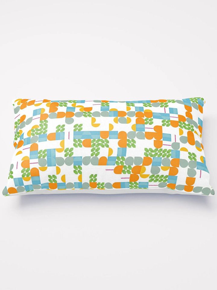 Mid-century Modern Geometric Pattern Throw Pillow product image (3)
