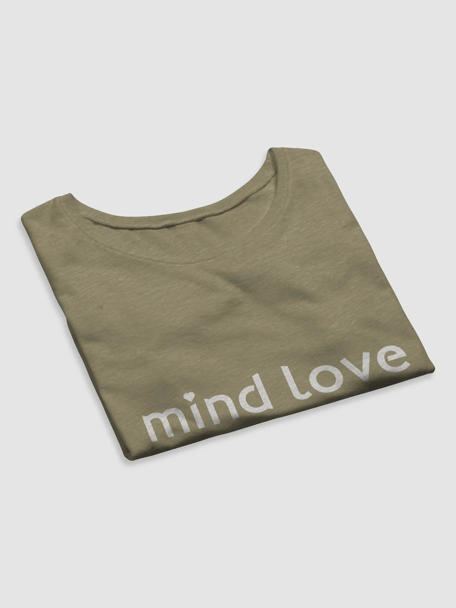 Mind Love Heather Green Crop Tee product image (4)