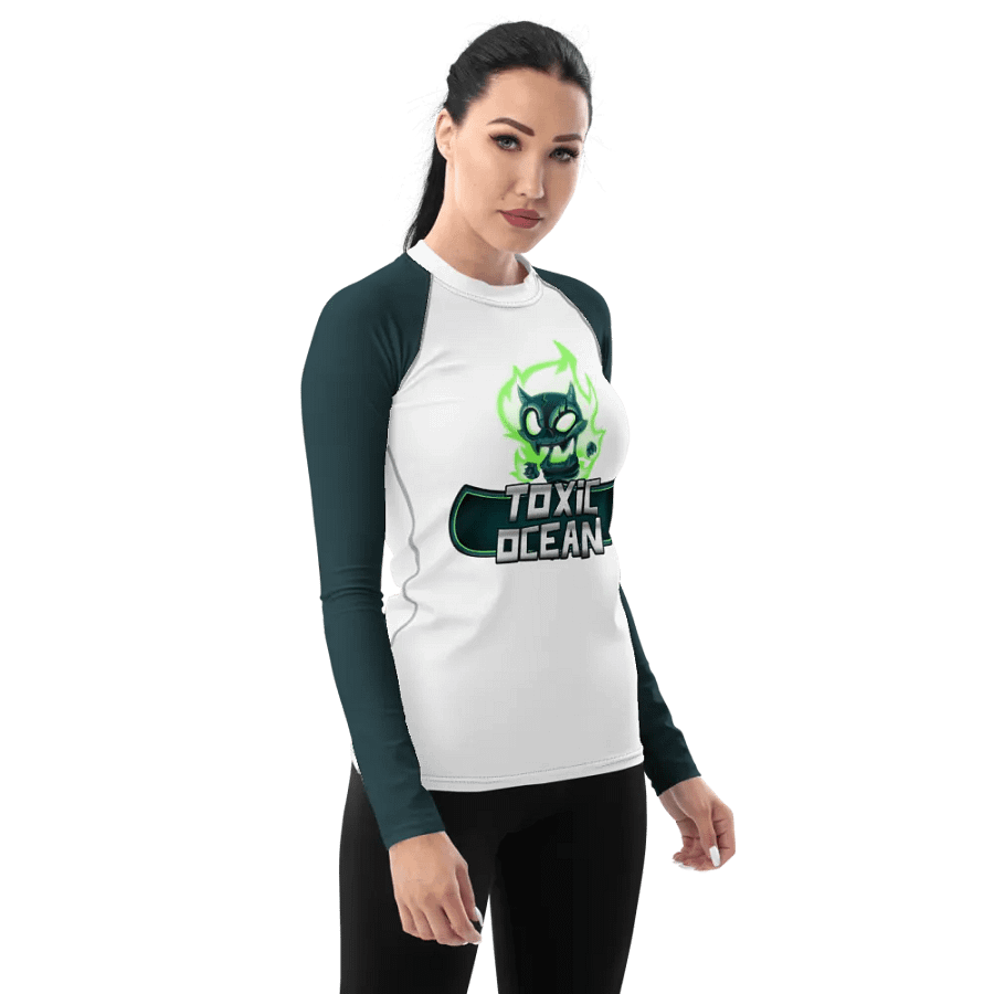 Toxic Ocean Women's Rash Guard product image (1)