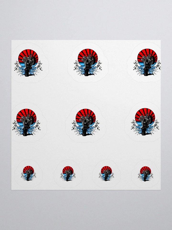 Rising Sun Rider Stickers product image (1)