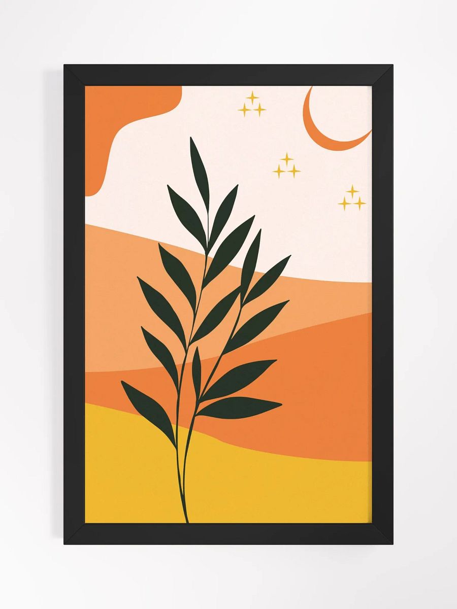 Celestial Leafy Branch Matte Poster product image (1)