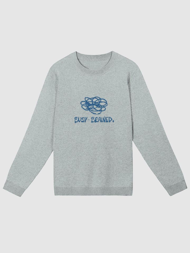 BUSY-BRAINED (duotone light blue) knitwear classic crewneck product image (1)