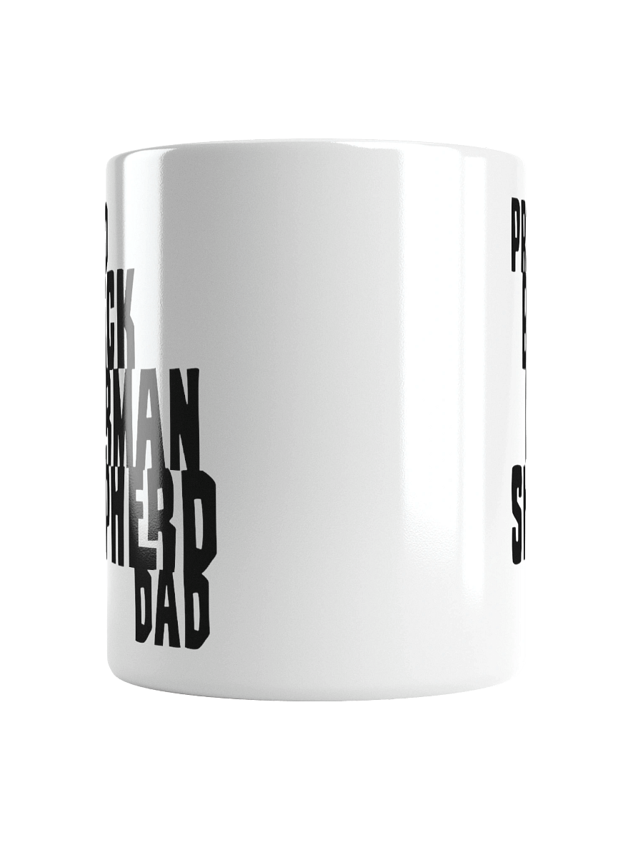 Proud Black German Shepherd Dad Small Mug For GSD Lovers product image (8)