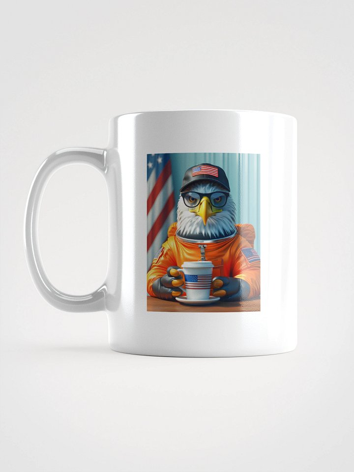 Bald Eagle Mars Astronaut Coffee Mug — Karma Omni Hub product image (1)