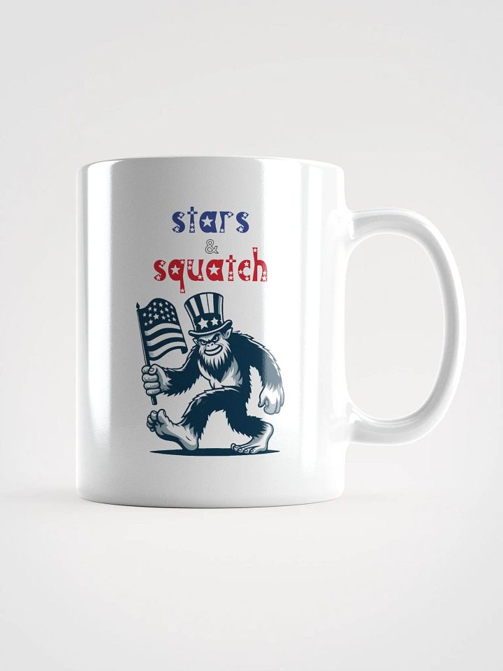 Patriotic Bigfoot B&R Mug product image (1)