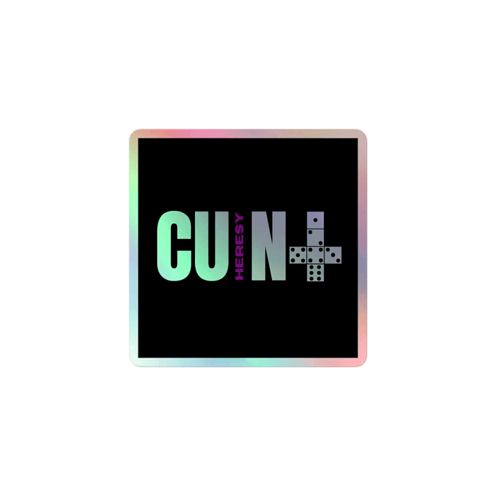 HOLO CVNT Sticker product image (1)