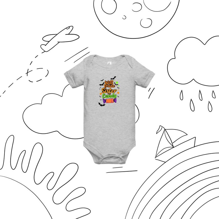Will Trade Sister For Candy Baby Romper Onesie product image (6)