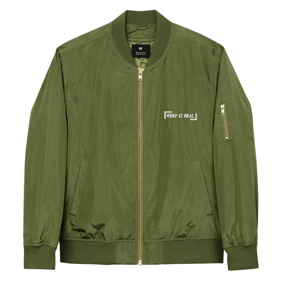 Threadfast Apparel Premium Bomber Jacket - Font Style (4) product image (3)