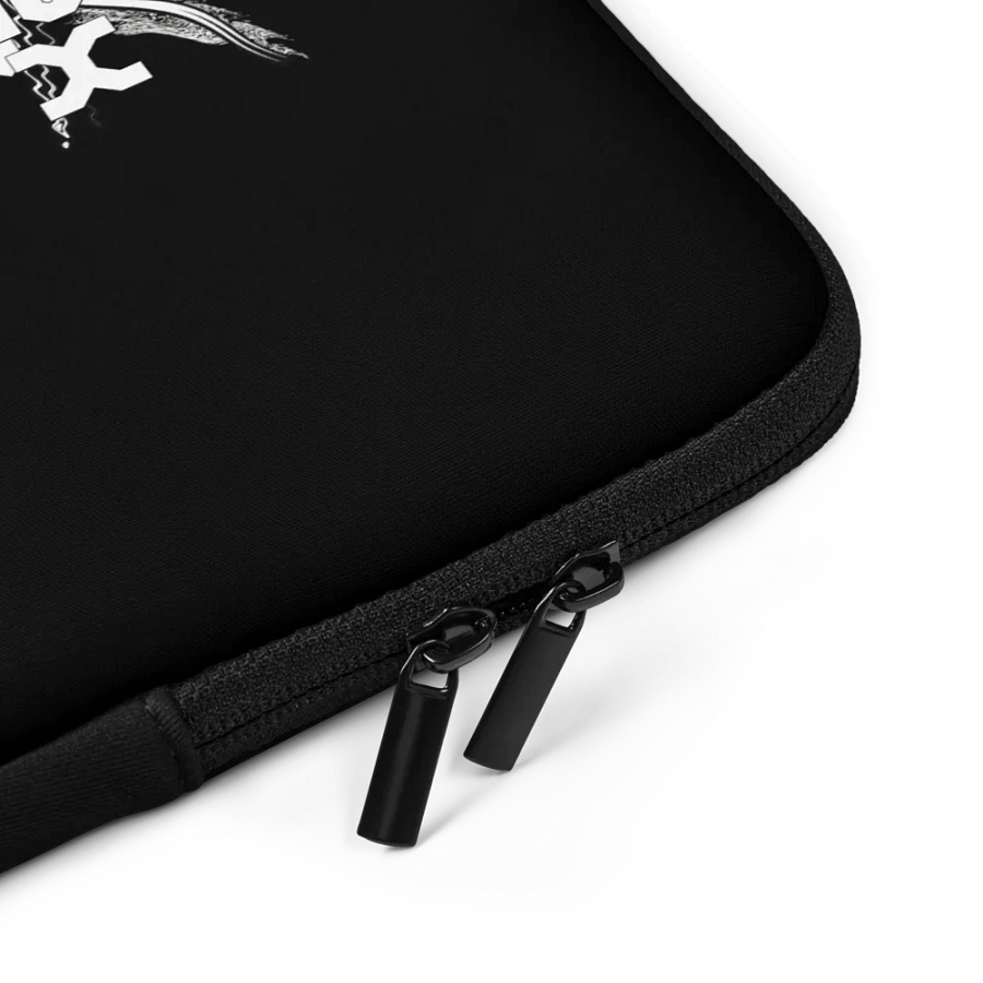 Laptop Sleeve - Black - Co Founder Shaumarai - White HApex Gear White Logo product image (4)