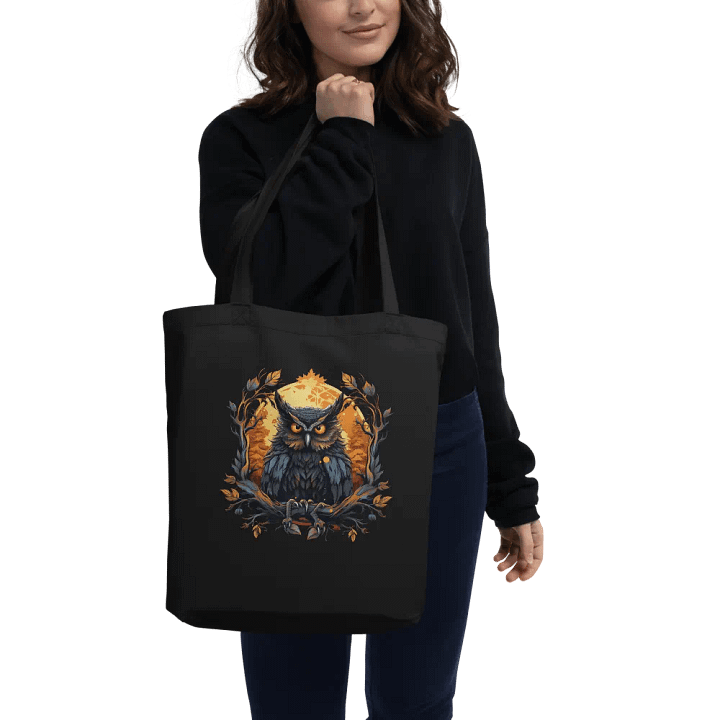 Majestic Owl Sunset Eco Tote product image (2)