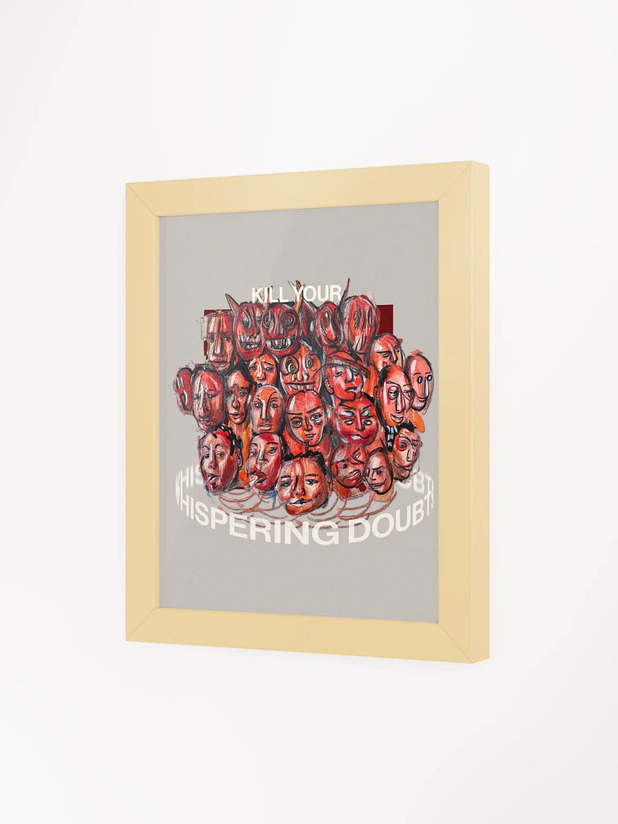 Whispering doubts Framed prints product image (22)