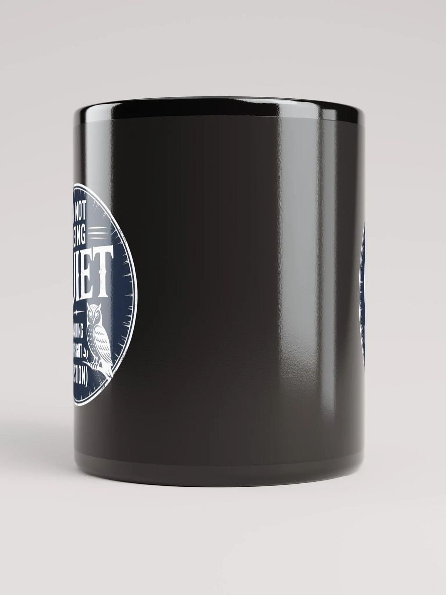 Not Being Quiet Human Design Projector Black Mug product image (5)