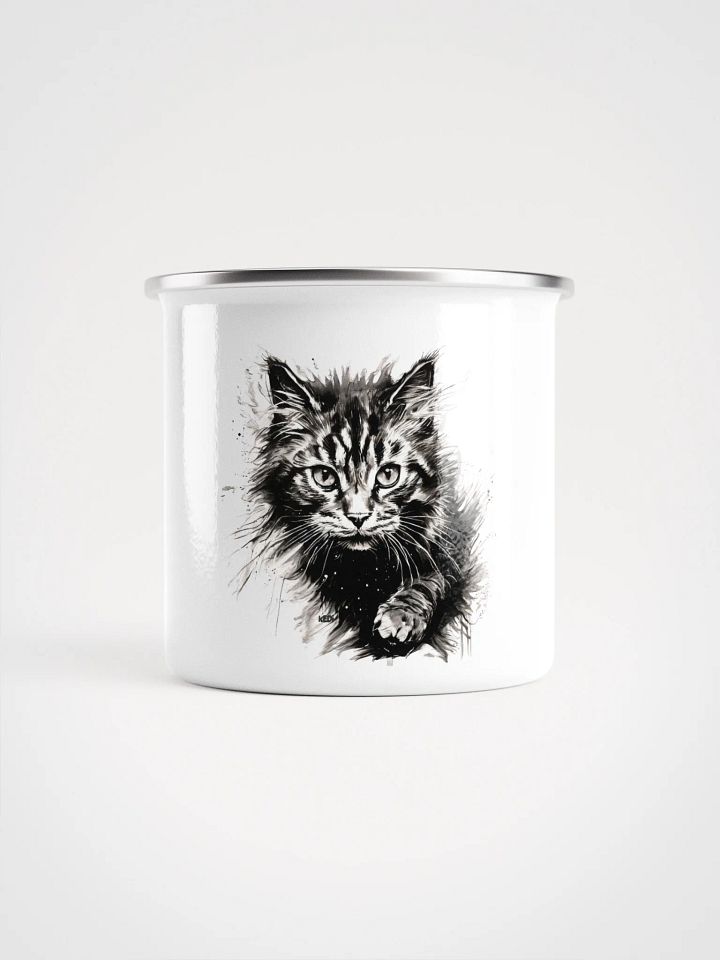 Wild Feline Enamel Mug product image (1)
