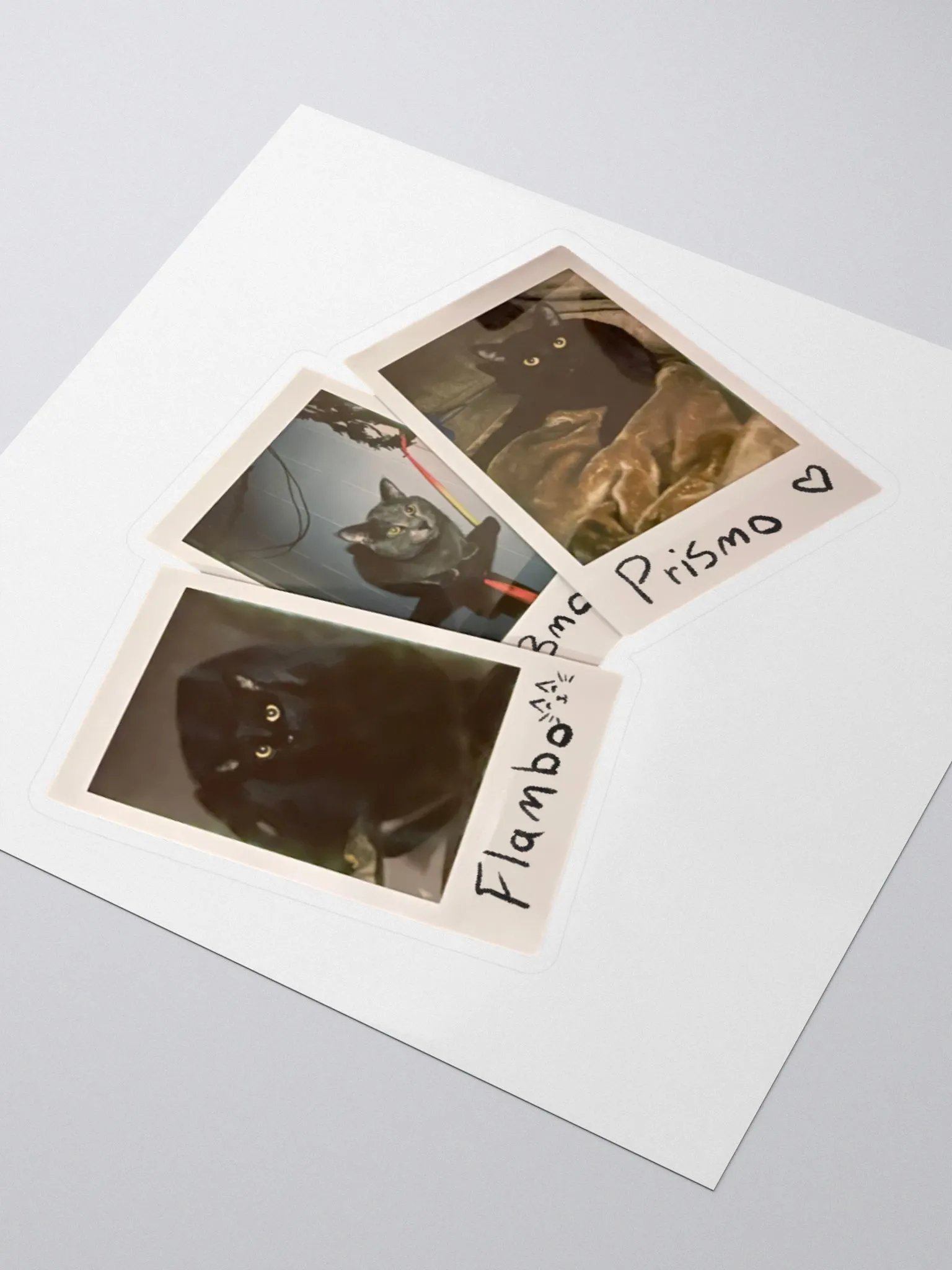 Flam, Beem, Pris Polaroids Sticker product image (3)