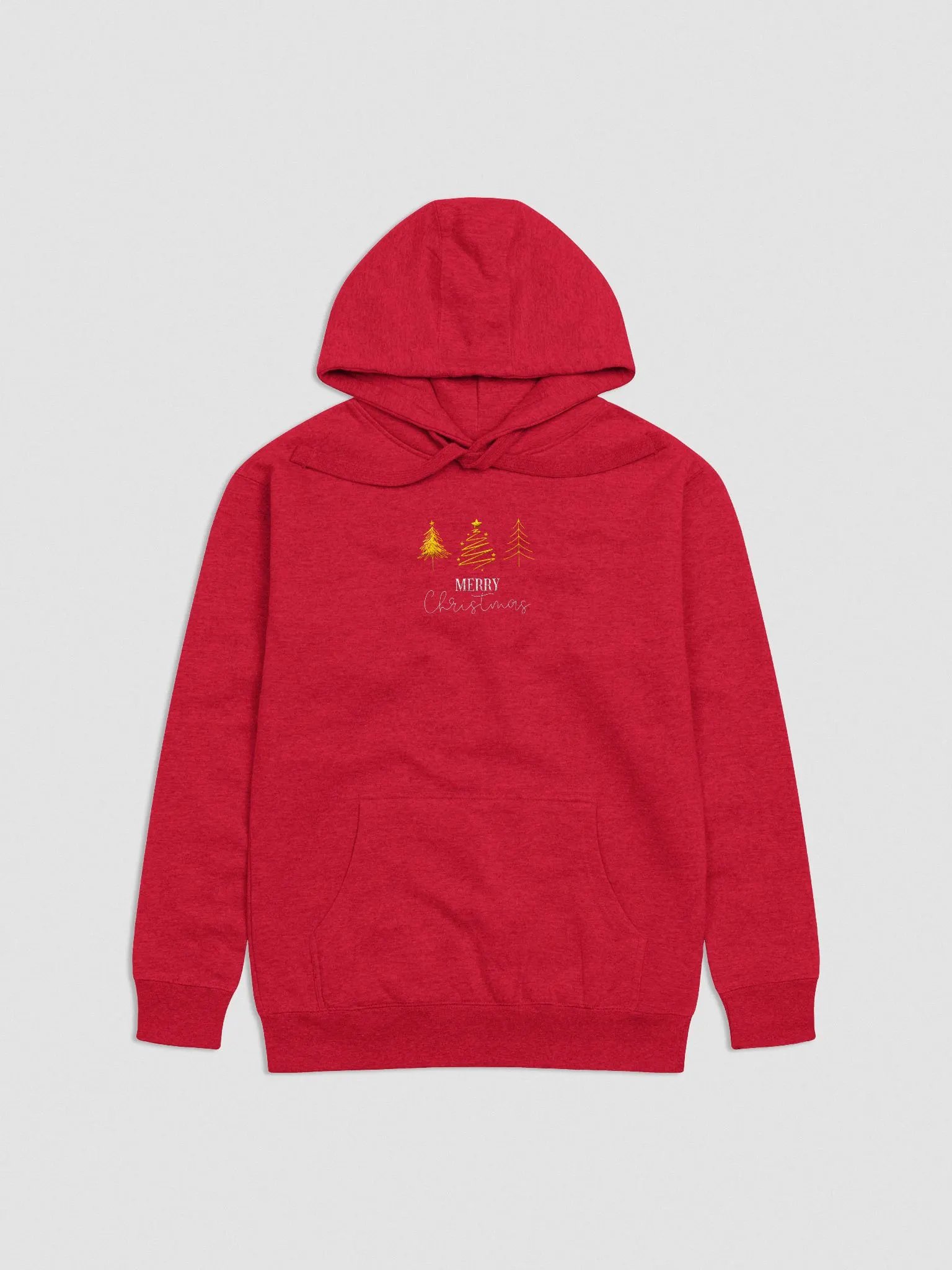 Golden Christmas Trees Unisex Hoodie product image (10)