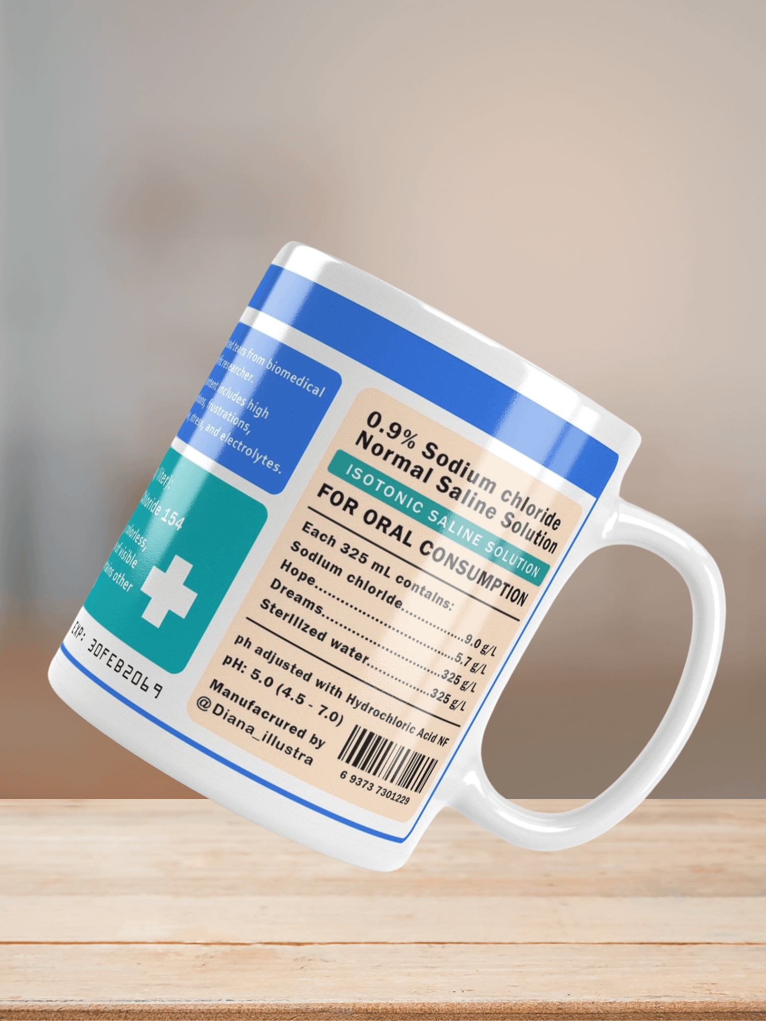 "Scientific researcher tears" Ceramic mug product image (8)