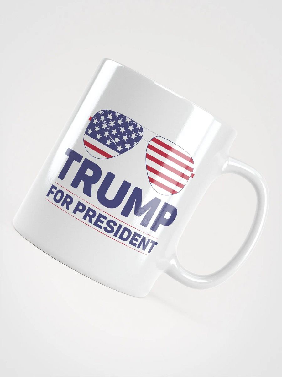Trump For President Sunglasses Supporter Mug product image (4)