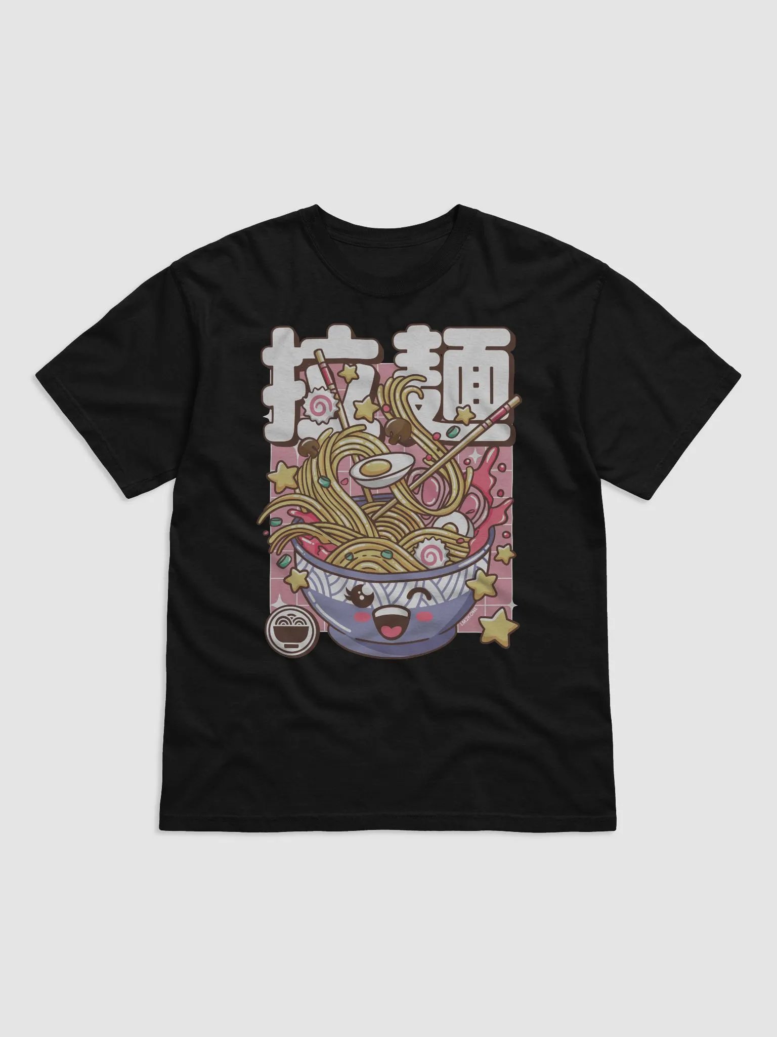 Japon - Kawaii Cute Whimsical Noodle Bowl - Fun Unisex T-Shirt product image (14)